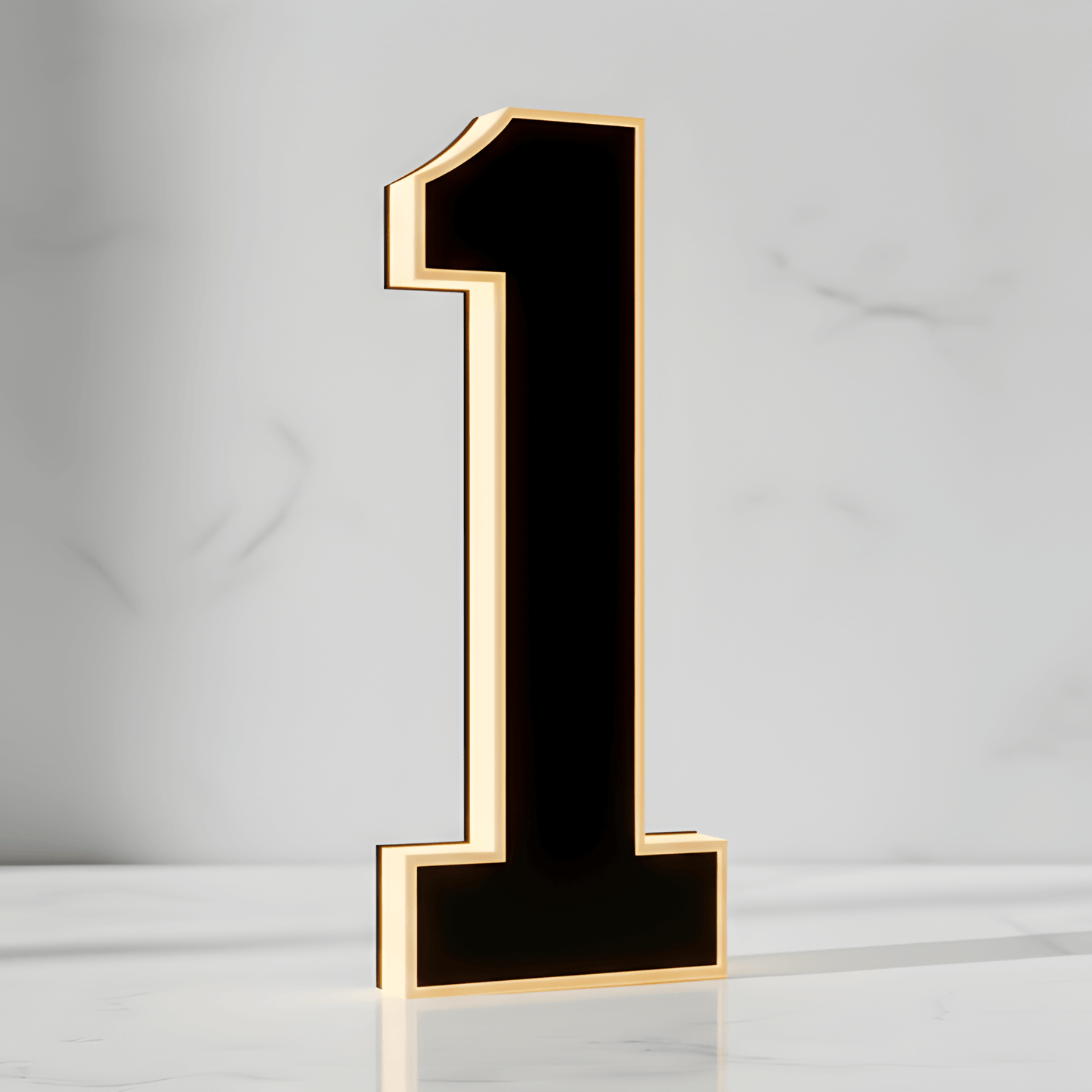 NordLume – Solcellsdriven Husnummerlampa, Sensor & Enkel Montering