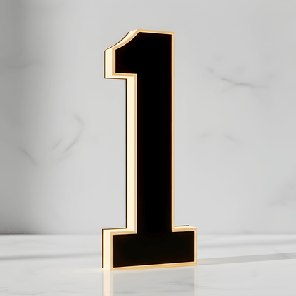 NordLume – Solcellsdriven Husnummerlampa, Sensor & Enkel Montering