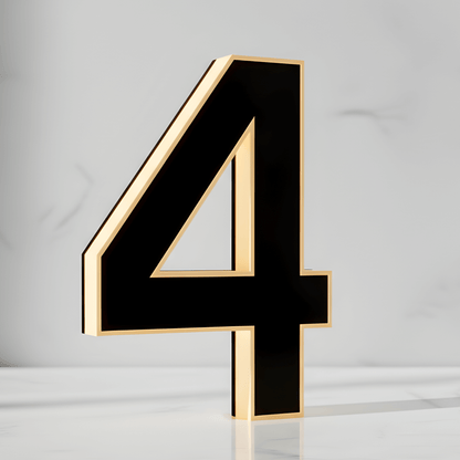 NordLume – Solcellsdriven Husnummerlampa, Sensor & Enkel Montering