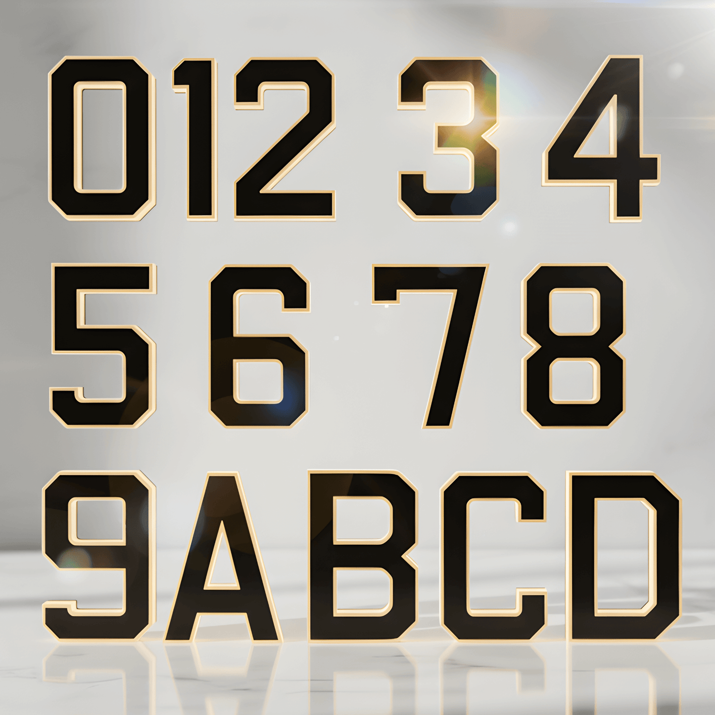 NordLume – Solcellsdriven Husnummerlampa, Sensor & Enkel Montering