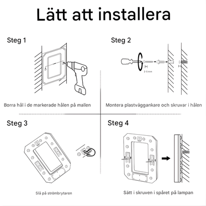 NordLume – Solcellsdriven Husnummerlampa, Sensor & Enkel Montering