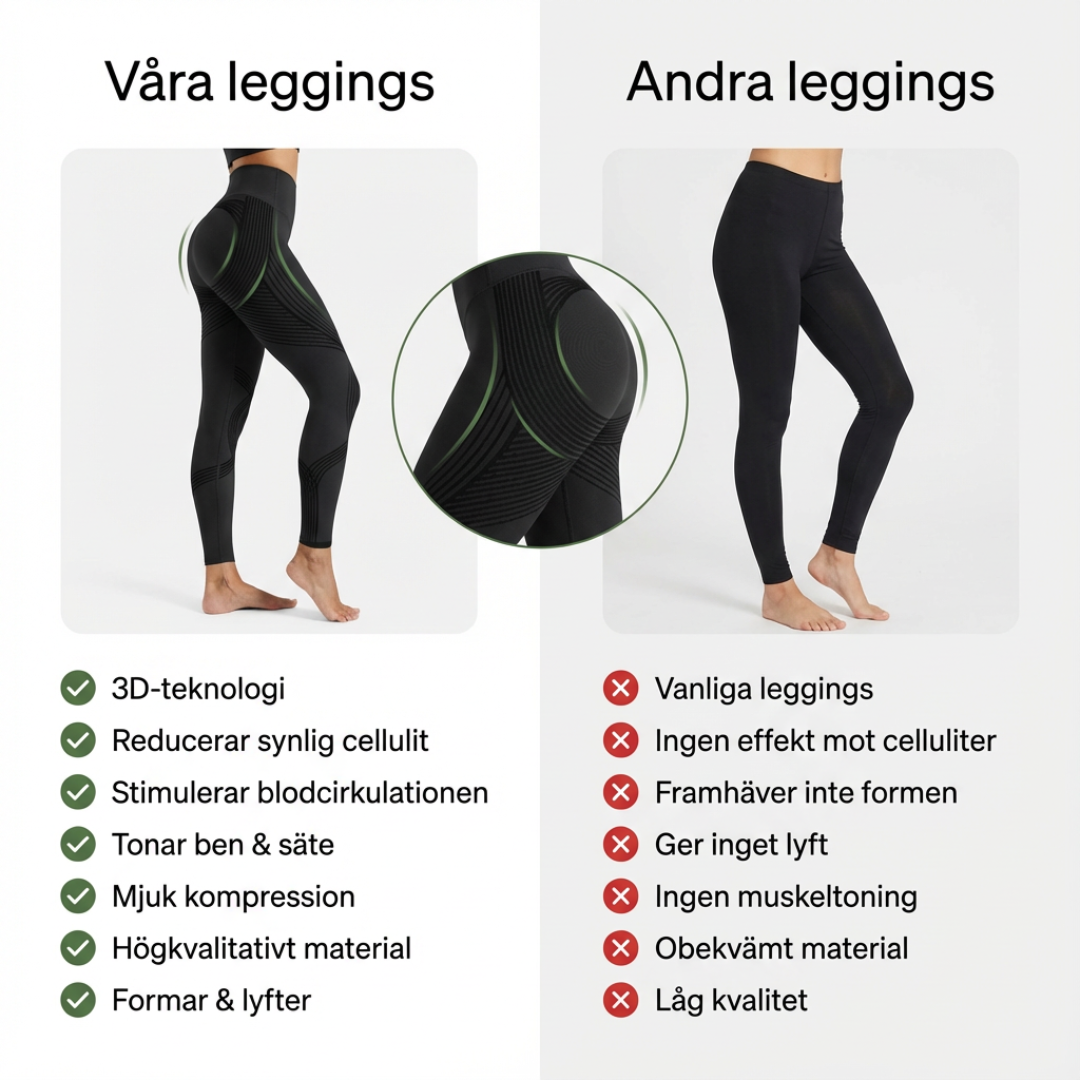 3D Sculpt Leggings – Forma din silhuett utan ansträngning