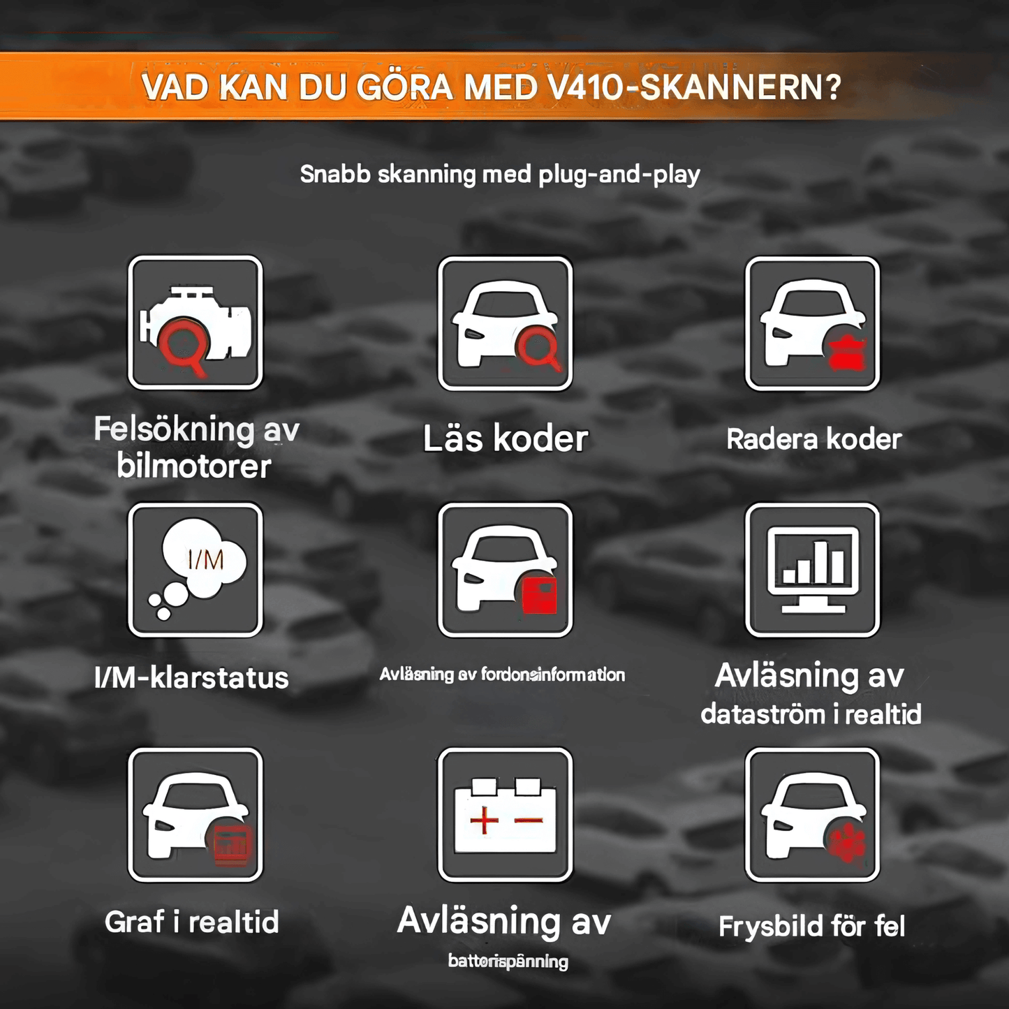 ScanVerse - OBD2 Bilscanner | Felkodsläsare för Bilar med 11 Funktioner & 9 Protokollstöd